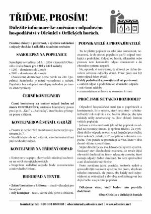 ODPADOVÉ HOSPODÁŘSTVÍ 2026